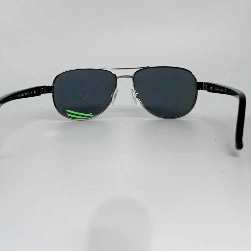 Francis Drake Twin Peaks Sunglasses Gunmetal Aviator 57-16-140 c.91‎ 21547